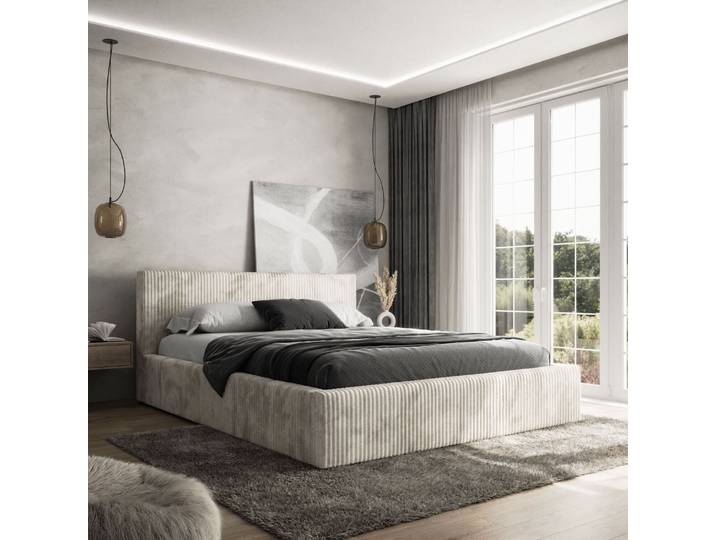 Polsterbett TILIA mit Bettzeugbehälter 160x200 Kopfteil 95 cm TILIA 03