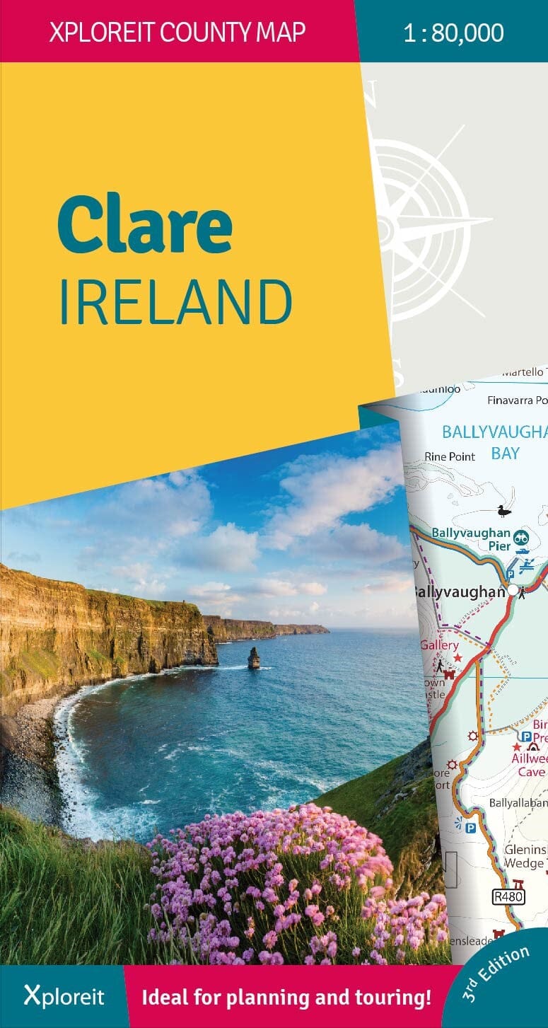 Carte touristique - Comté de Clare (Irlande)   Xploreit