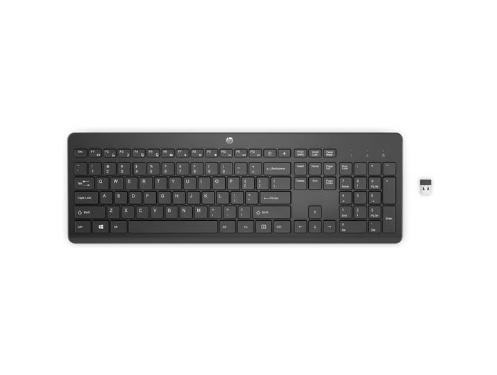 HP 230 Draadloos Toetsenbord Toetsenbord Zwart