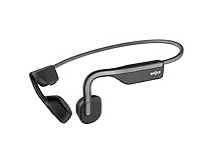 SHOKZ OpenMove Casque à Conduction osseuse, 6 h d’autonomie - Gris