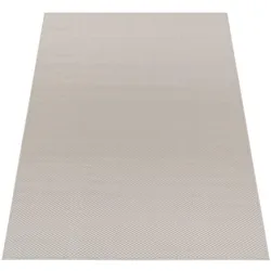 FLACHWEBTEPPICH, einfarbig, aus Polypropylen, Creme, 240 x 340 cm