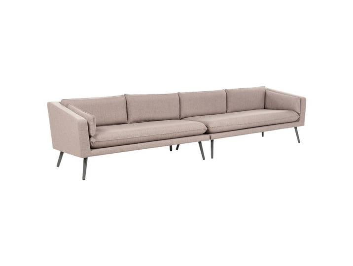 GARTEN ECKSOFA 4-Sitzer beige modular Loretello