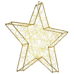 Globo LED-Weihnachtsstern Starmy Metall Gold