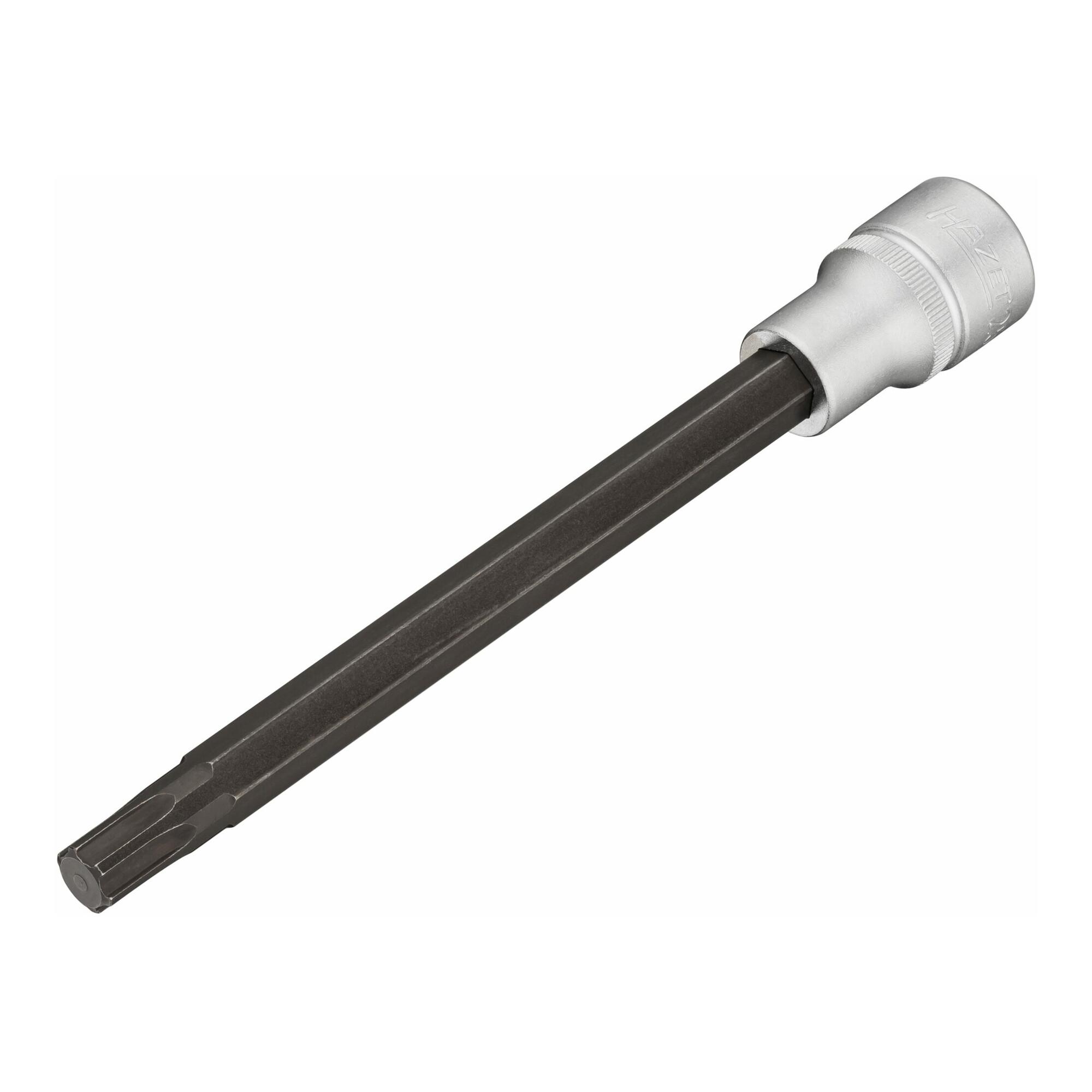 HAZET Zylinderkopf-Schraubendreher-Steckschlüsseleinsatz 2579-9 Vierkant hohl 12,5 mm (1/2") Polydrive Profil)