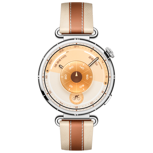 Huawei Watch GT 6 41mm Silber (Braunes Armband)