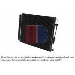 Kondensator Klimaanlage AKS DASIS 562045N für Hyundai Grand Santa FÉ