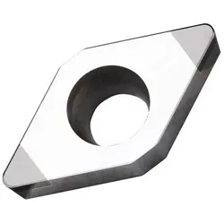 Dormer, Zubehör Maschine, Drehwendeschneidplatte ISO DCGW 11T308S01020B:TB310 D. 4,5mm Silber-Schwarz - VPE: 2