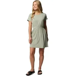 COLUMBIA Damen Kleid Chill River SS Dress, Größe L in Grün Grün