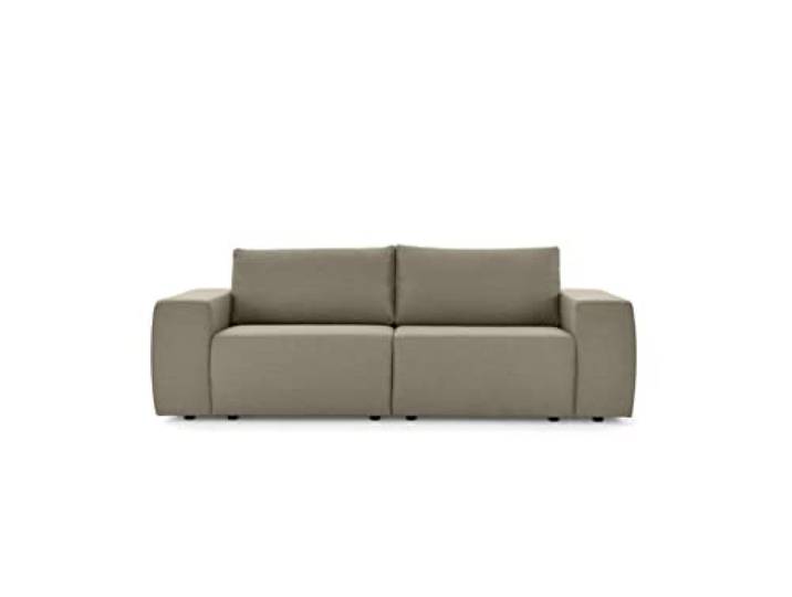 LOOKS by Wolfgang Joop Looks II Designer Bigsofa, Sofa, Polstersofa, Schlamm, 242x89x70 cm
