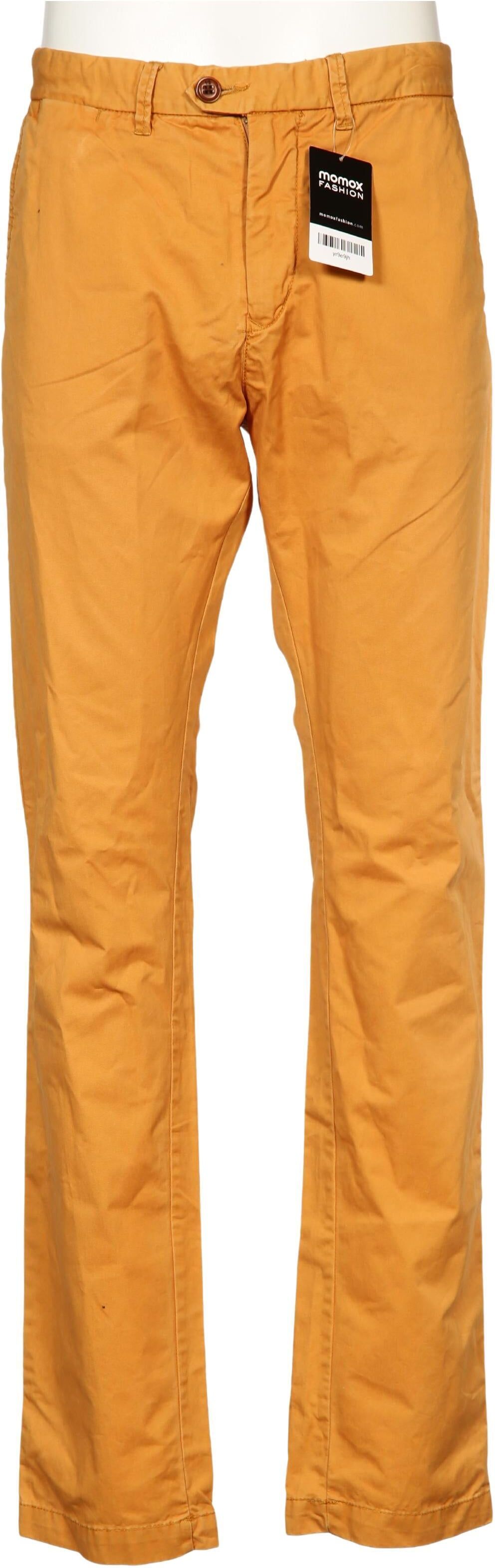 Scotch & Soda Herren Stoffhose, Orange, Gr. W31, Baumwolle - Second Hand