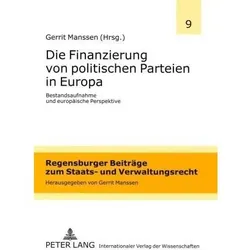 Die Finanzierung von politischen Parteien in Europa, Fachbücher von Gerrit Manssen