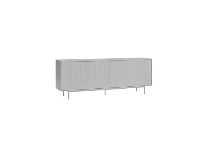 Design Sideboard „Sierra“ 4-türig Hellgrau Teulat