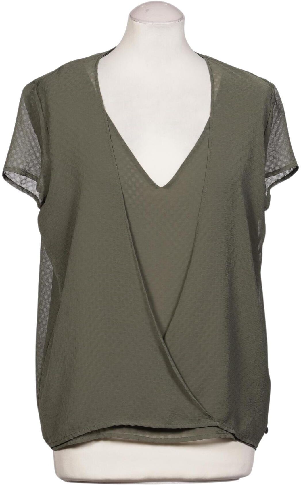 Pepe Jeans Damen Bluse, Grün, Gr. M, Synthetik - Second Hand