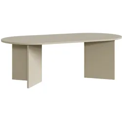 En.Casa, Couchtisch + Beistelltisch, Couchtisch Kynd 119x60x40 cm Sandfarben (119 x 60 x 40 cm)