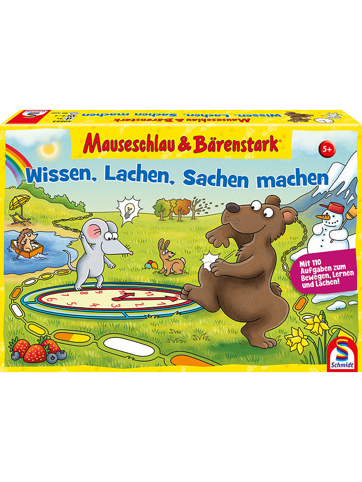 Schmidt Spiele Kinderspiel "Mauseschlau & Bärenstark" - ab 5 Jahren - onesize