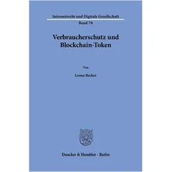 Verbraucherschutz und Blockchain-Token, Fachbücher von Leona Becker