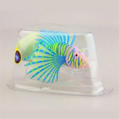 Uplifted Finds Simulated Colored Lionfish Floating Ornament And High Performance Aquarium Tank Landscape Decoration blue Fish