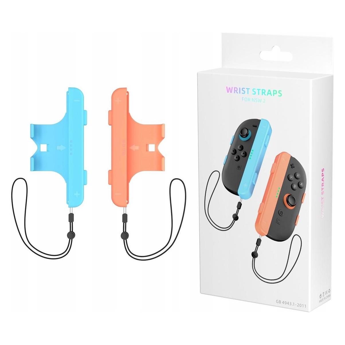 JYS Vertikale Joy-Con-Halter - 2er-Pack - Blau und Orange - Mit Riemen - Nintendo Switch 2 (Switch) (65860052)