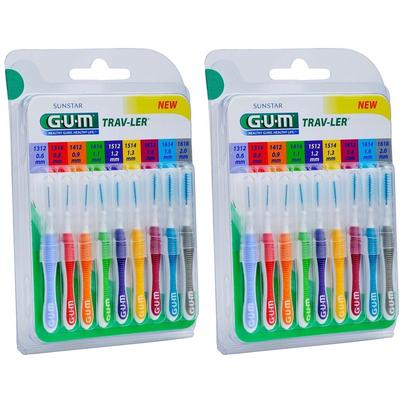 GUM Trav-Ler Sortiment x2 2x9 St Zahnbürste