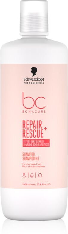 Schwarzkopf Professional BC Bonacure Repair Rescue+ shampoing traitant pour cheveux abîmés 1000 ml