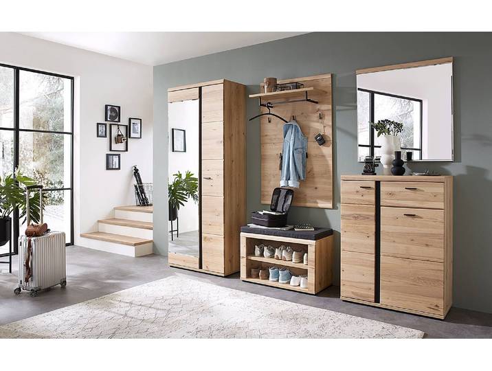 home24 Garderobebank 80 cm 80 x 53 x 40cm bruin/beige
