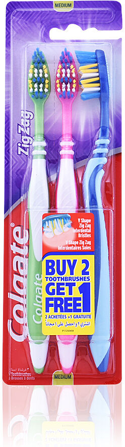Colgate Zig Zag cepillo dientes #medium 3 uds