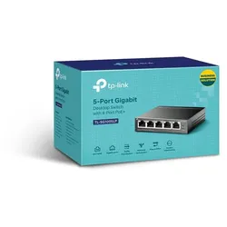 TP-LINK TL-SG1000 Desktop Gigabit Switch, 5x RJ-45, 40W PoE+