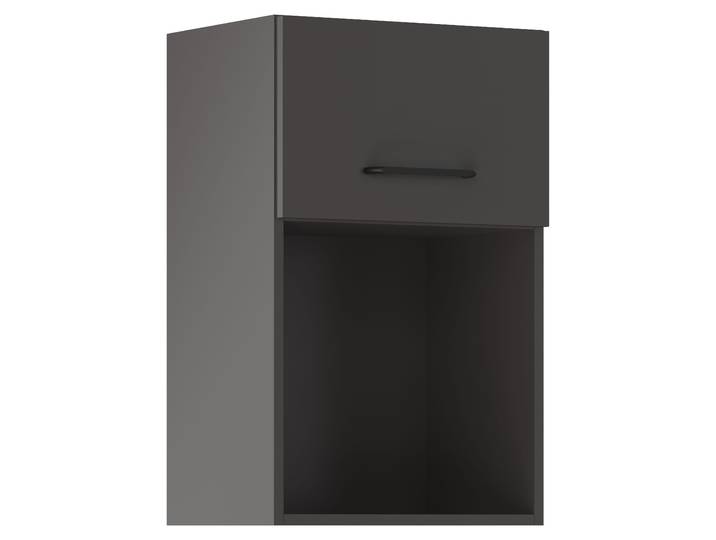 Klapphängeschrank IMPULS KÜCHEN Tirana , in vier Breiten, Höhe: 72,3 cm , grafit, B:45cm H:72,3cm T:34,2cm, Dekorfolie, Holzwerkstoff, Schränke, vormontiert, mit Klapptür und offener Nische