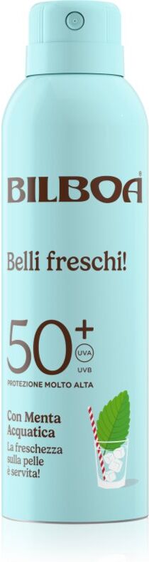 Bilboa Belli Freschi spray solaire à la menthe poivrée SPF 50+ 150 ml