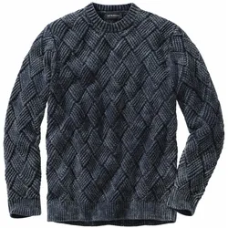 Flechtwerk-Pullover - 46