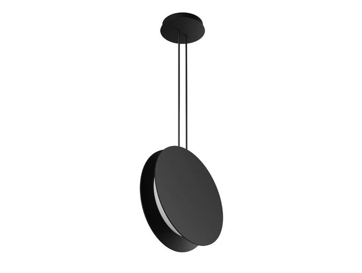 Linea Light Hängelampe Yo-Yo, dimmbar, schwarz, für Wohn- / Esszimmer, Aluminium
