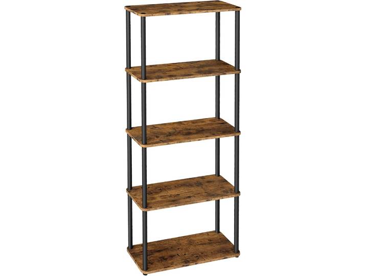 Bücherregal 5 Ebenen Standregal 60x23,8x139 cm Braun