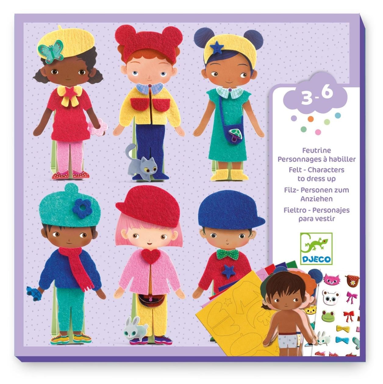 Djeco Creatief spel Kleding en accessoires voor personages