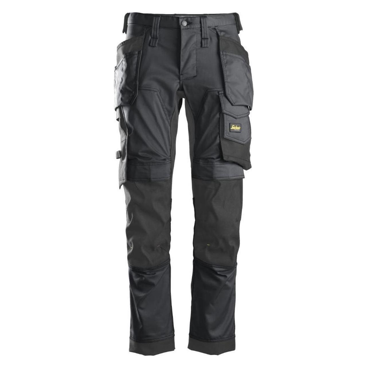 Magni Snickers Workwear Herren 6241 Allround Stretch Hose, Schwarz, 54 (54) (62415804054)