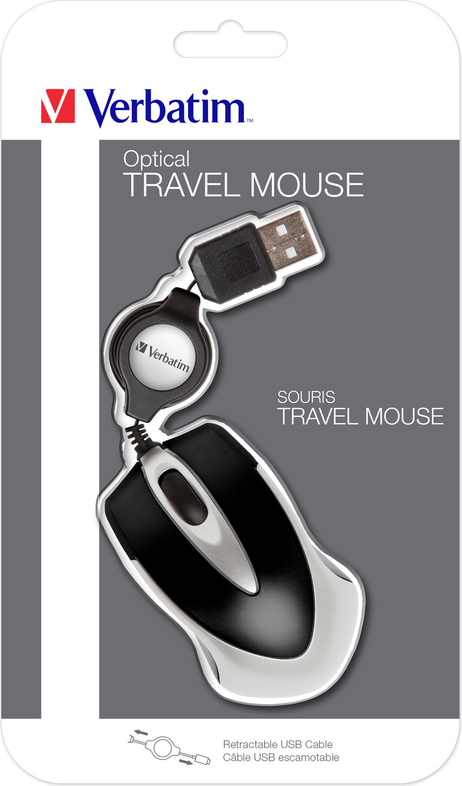 Verbatim Go Mini Optical Travel Mouse - Zwart
