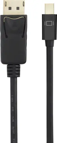 Renkforce Mini-DisplayPort / DisplayPort Adapterkabel Mini DisplayPort Stecker, DisplayPort Stecker 3.00m Schwarz RF-4538178