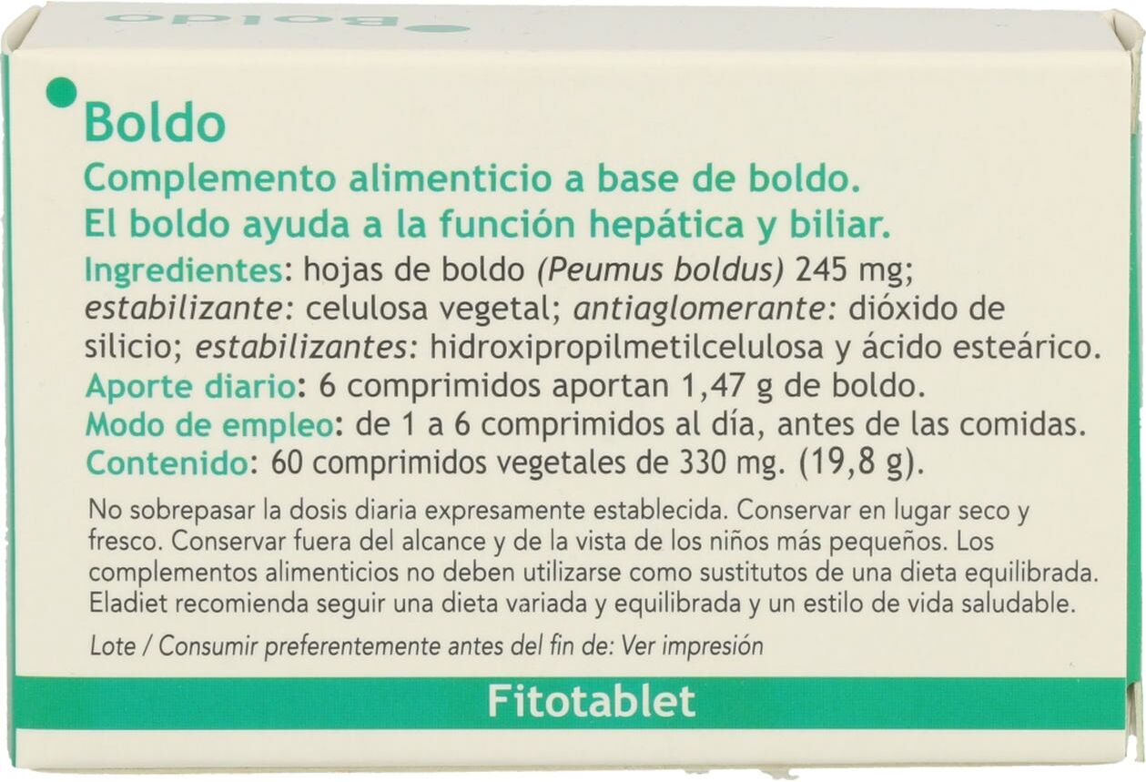 ELADIET Fitotablet boldo 60 comp