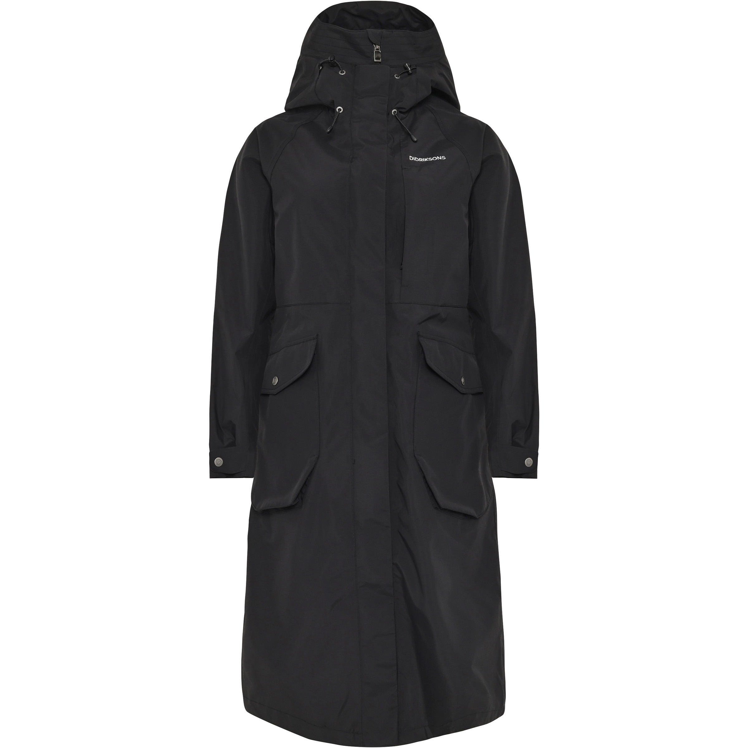 Didriksons Louise L Parka Damen Parkas & Mäntel schwarz Größe M Lifestyle Wasserdicht