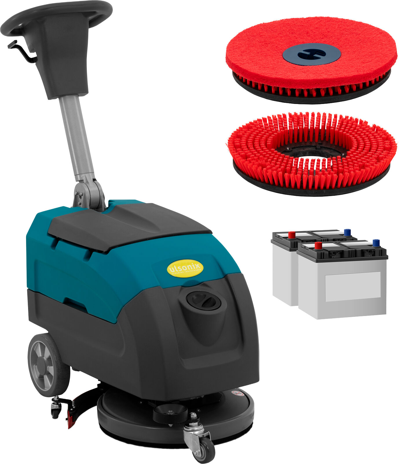 ulsonix Akku-Scheuersaugmaschine - 40 cm - 2200 m²/h - Handbetrieb TOPCLEAN BATA 2200