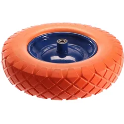 GEKO, Zubehör Gartenwerkzeug, G71024 PU Rad, 4.00–8 mit Rand, mehrfarbig