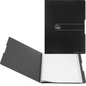 Herlitz Sichtbuch 11207818 easy orga to go, PP, A3, mit 20 Hüllen, schwarz