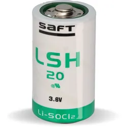 SAFT LSH20 (ER34615) – D/Mono Lithium-Thionylchlorid 3,6 V, 13.000 mAh – High-Rate
