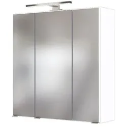 Held-Möbel Spiegelschrank Baabe Dekor Weiß 60 cm