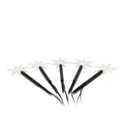 Konstsmide Weihnachtsbeleuchtung  LED Spiessleuchte mit 5 Sternen