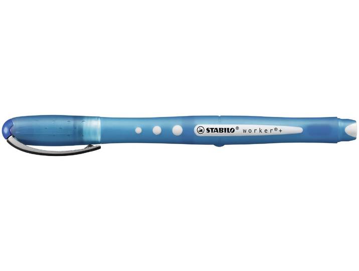 Stabilo Tintenroller worker+ colorful medium blau