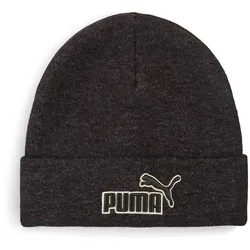 PUMA Essentials Elevated Heather Mid Crown Mütze 01 - PUMA black heather