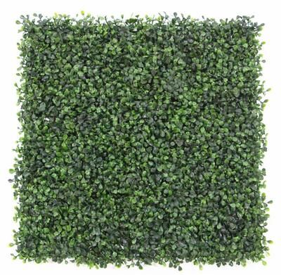 HighlanderHome 20-inch Artificial Boxwood Hedge Greenery Panels