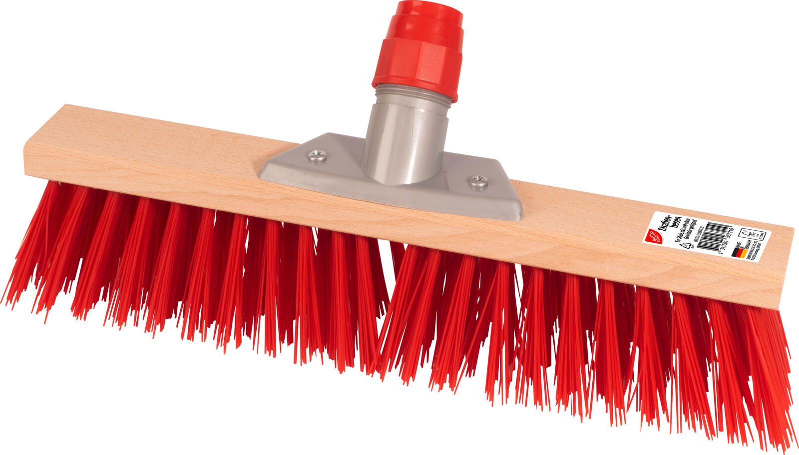 GUT&GÜNSTIG Besenkopf Holz rot 4175430002