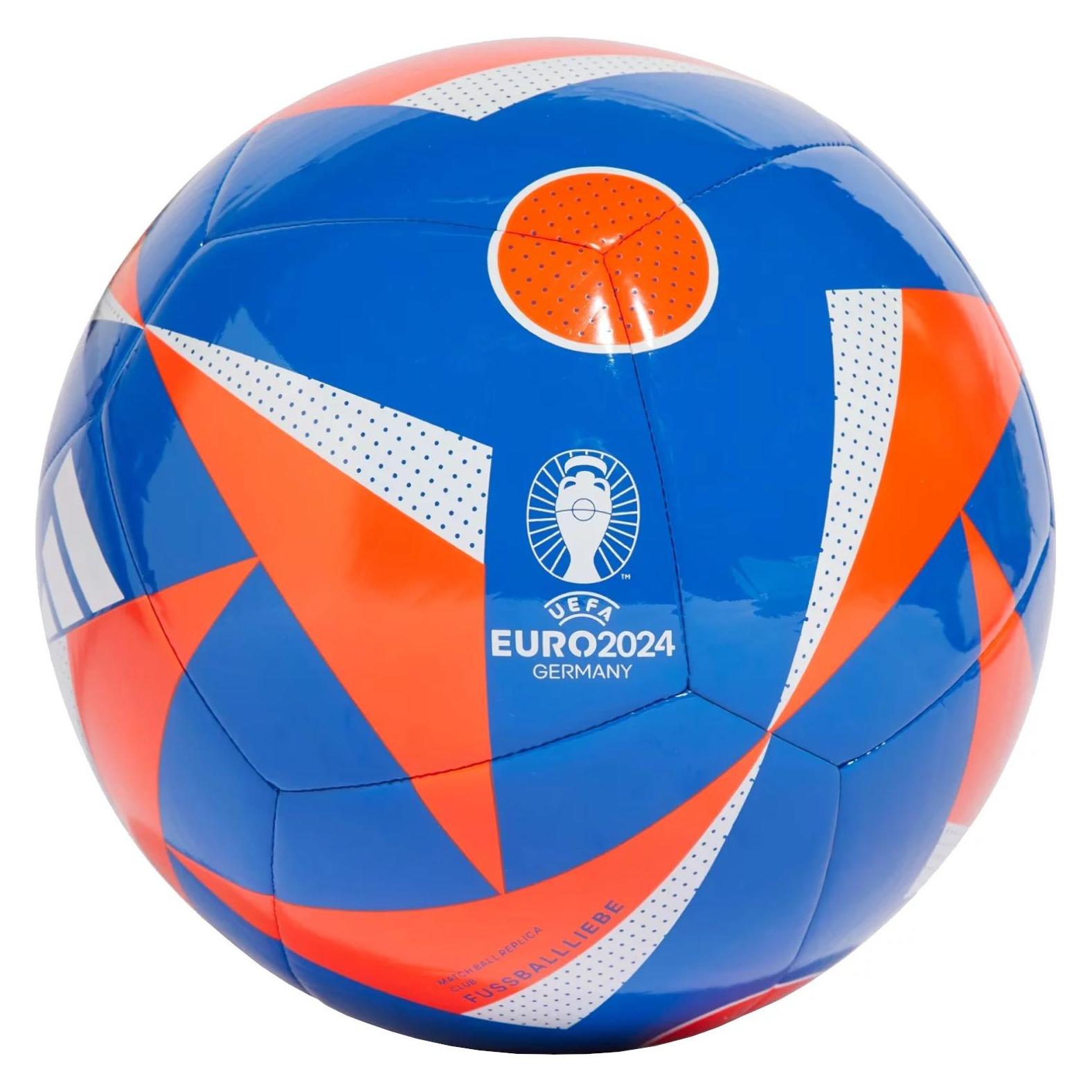 Adidas Piłka nożna Euro24 Fussballliebe Club niebieska IN9373 5 (5) (IN9373)