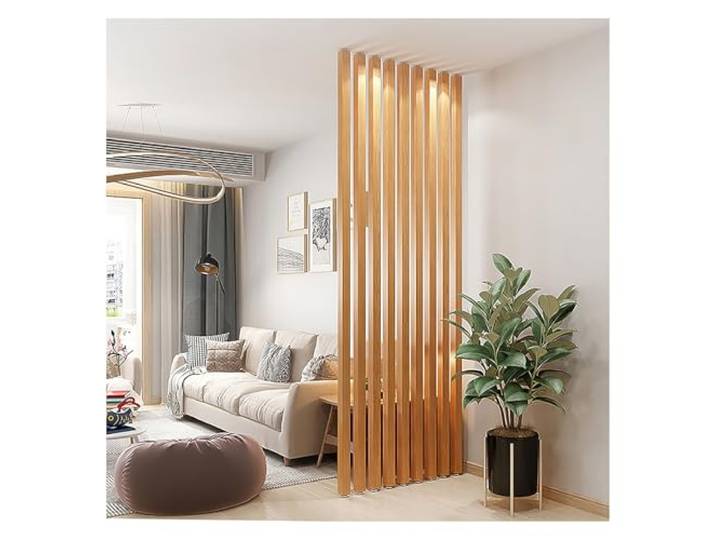 Bodenstehende trennwand-säule，Säulengitter Vom Boden Bis Zur Decke，Moderner Wand-Trennwand Trennwandpfosten Raumteiler，freistehende Moderne Trennwände mit Wandpfosten(9root,230cm/90.5in/7.54ft)